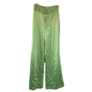 ALIÉTTE Green Silk Pants size 2